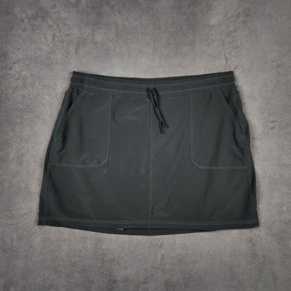 KUHL Vantage Skort Womens XL Gray Hiking Active Outdoor Built-in Shorts 6406